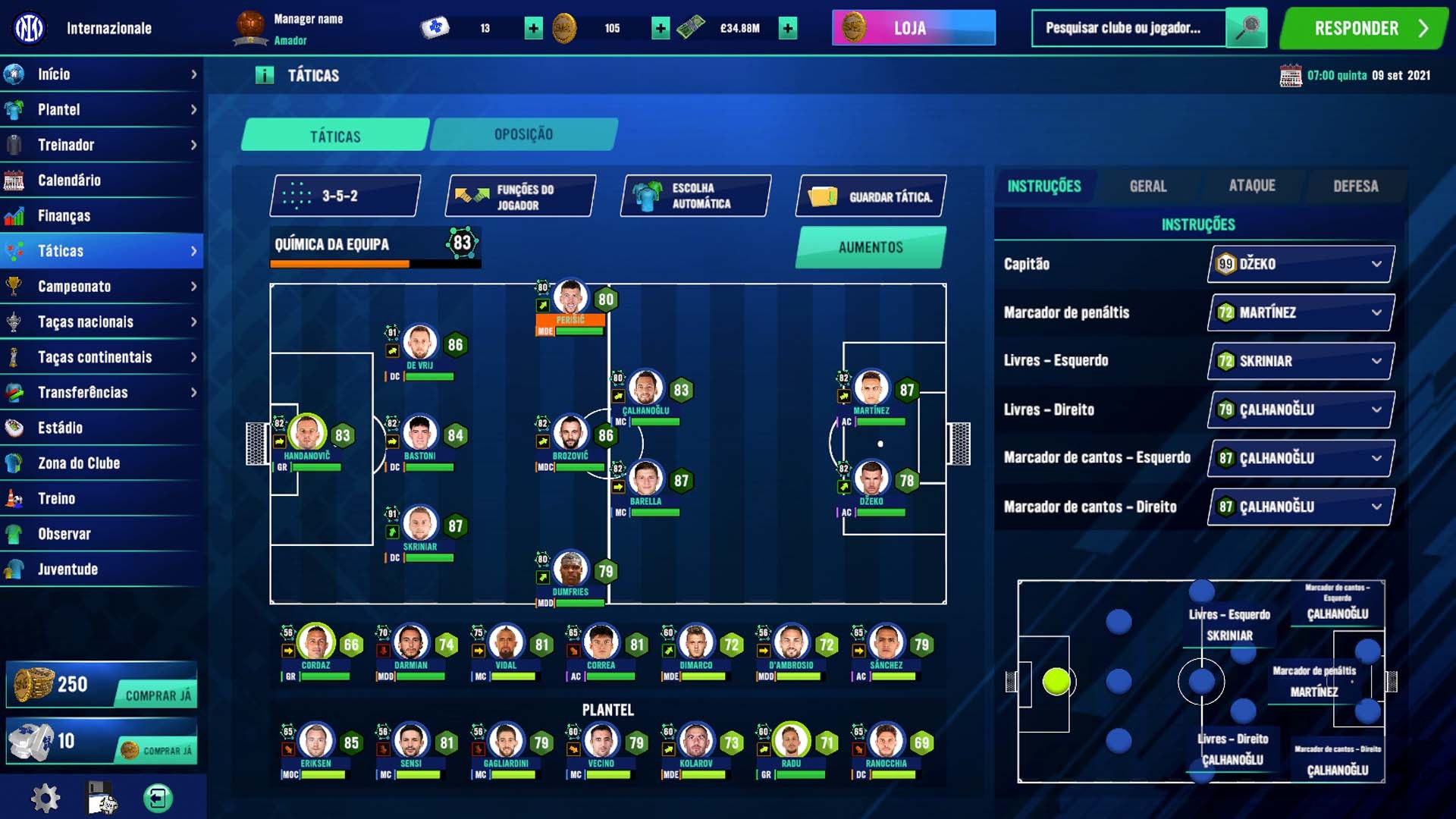 Soccer Manager 2020 no Steam