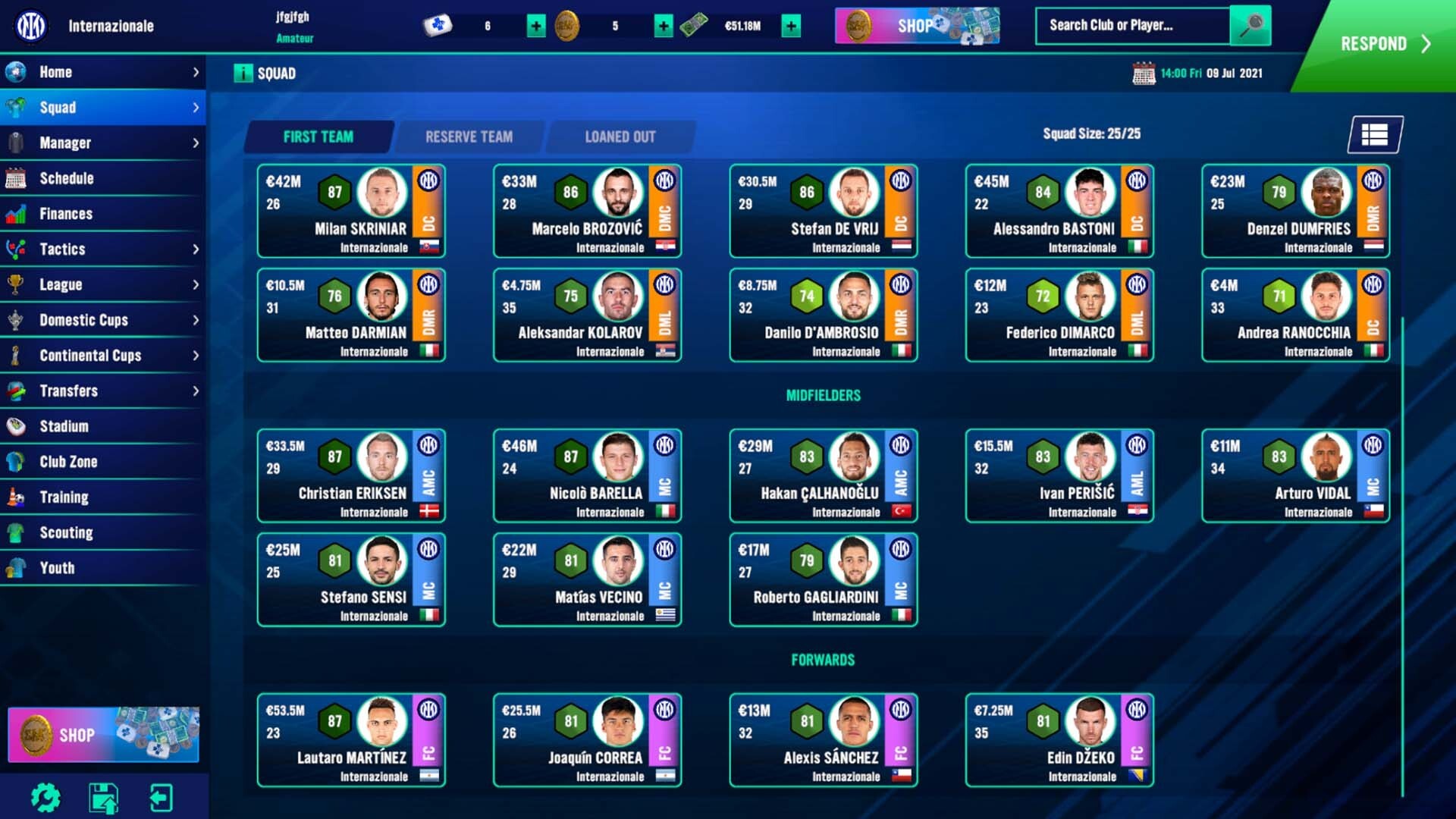 Club Manager - Online Soccer Manager Game