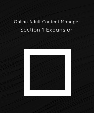 Online Adult Content Manager - Section Expansion 1