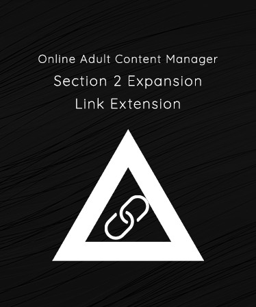 Online Adult Content Manager - Section Expansion 2 Link Extension