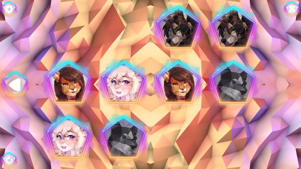 Скриншот из Poly Memory: Furries