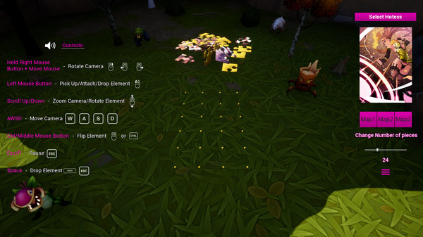 Anime Fantasy Jigsaw Puzzle 3Dfor windows and Linux 1