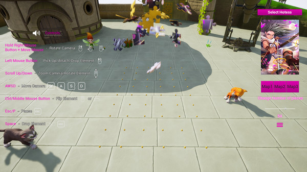 Anime Fantasy Jigsaw Puzzle 3D game for Linux 1