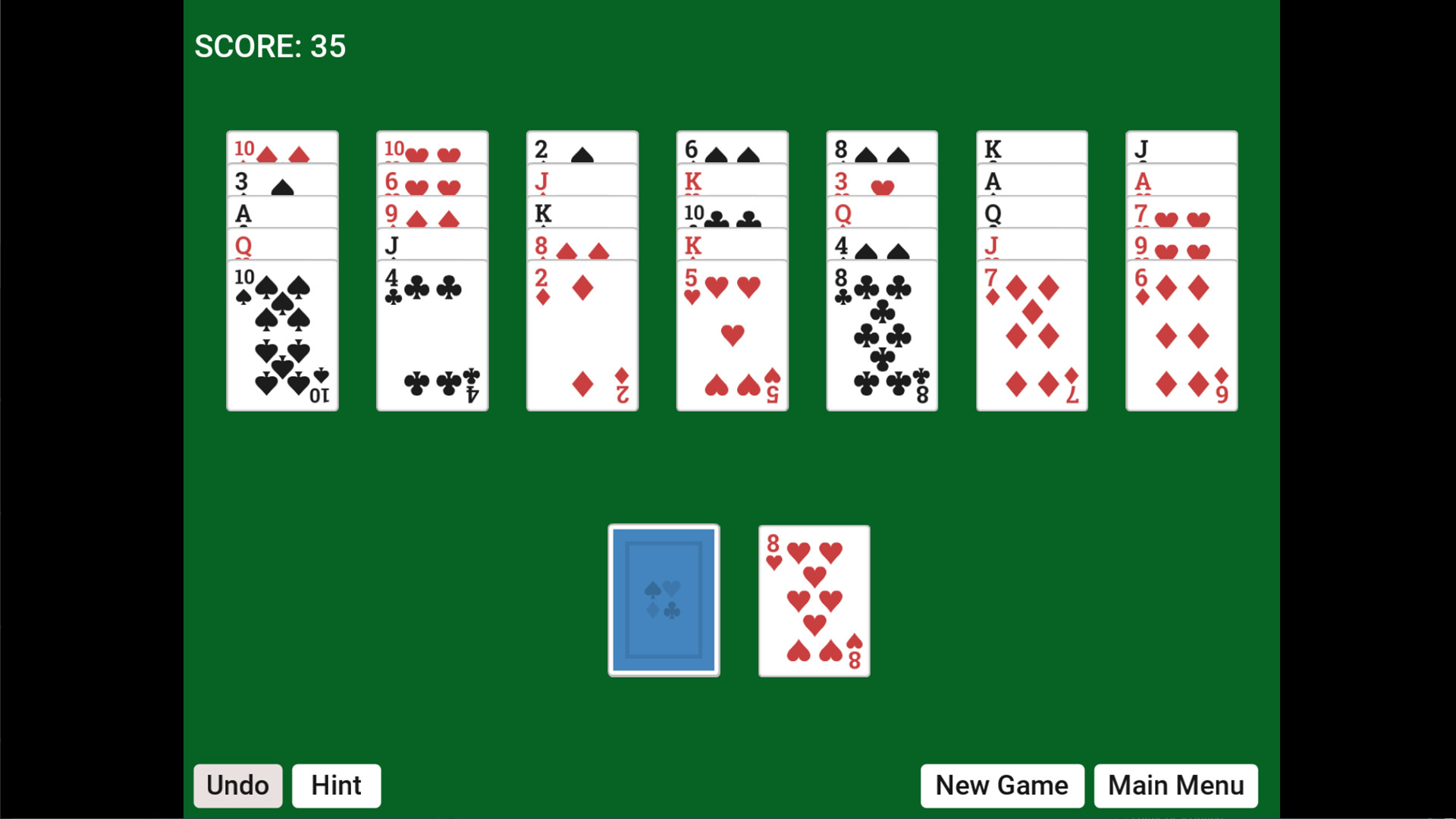 Golf Solitaire Simple 1