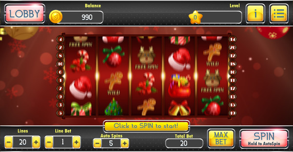 Скриншот из Christmas Slots - Casino Game