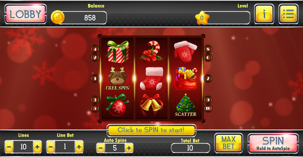 Скриншот из Christmas Slots - Casino Game