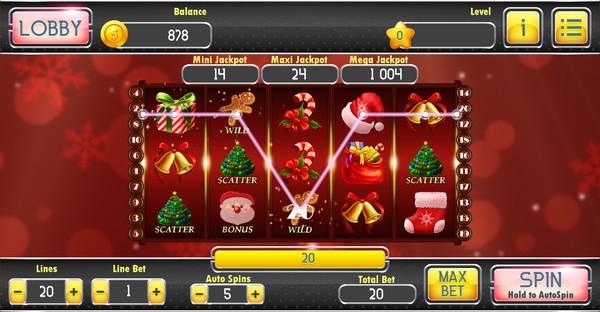 Скриншот из Christmas Slots - Casino Game