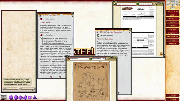 скриншот Fantasy Grounds - Pathfinder 2 RPG - Pathfinder Bounty #8: The Tireless Path 1