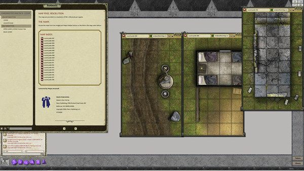 Fantasy Grounds - Pathfinder RPG - GameMastery Map Pack: Countryside