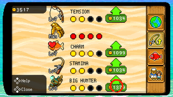 Screenshot of Fishing Paradiso