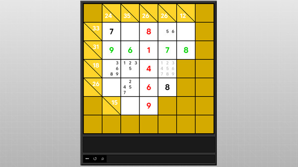 Скриншот из Super Kakuro