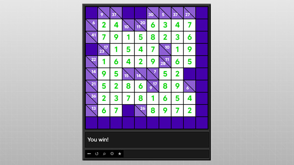 Скриншот из Super Kakuro