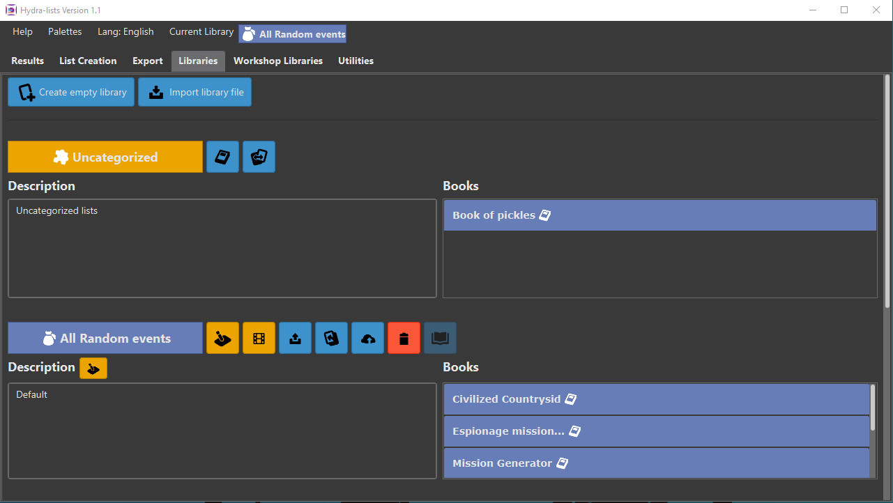 Hydra Lists: Roll Table Maker #3