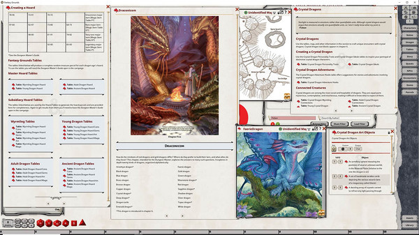 скриншот Fantasy Grounds - Fizban's Treasury of Dragons 1