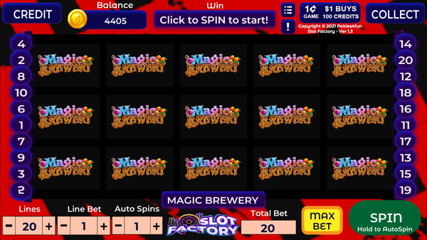 скриншот Slot Factory - Magic Brewery 3