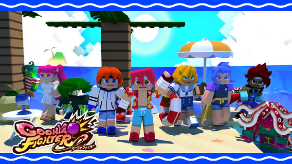 скриншот GoonyaFighter - Additional skin: All character skins (Summer Vacation ver.) 0