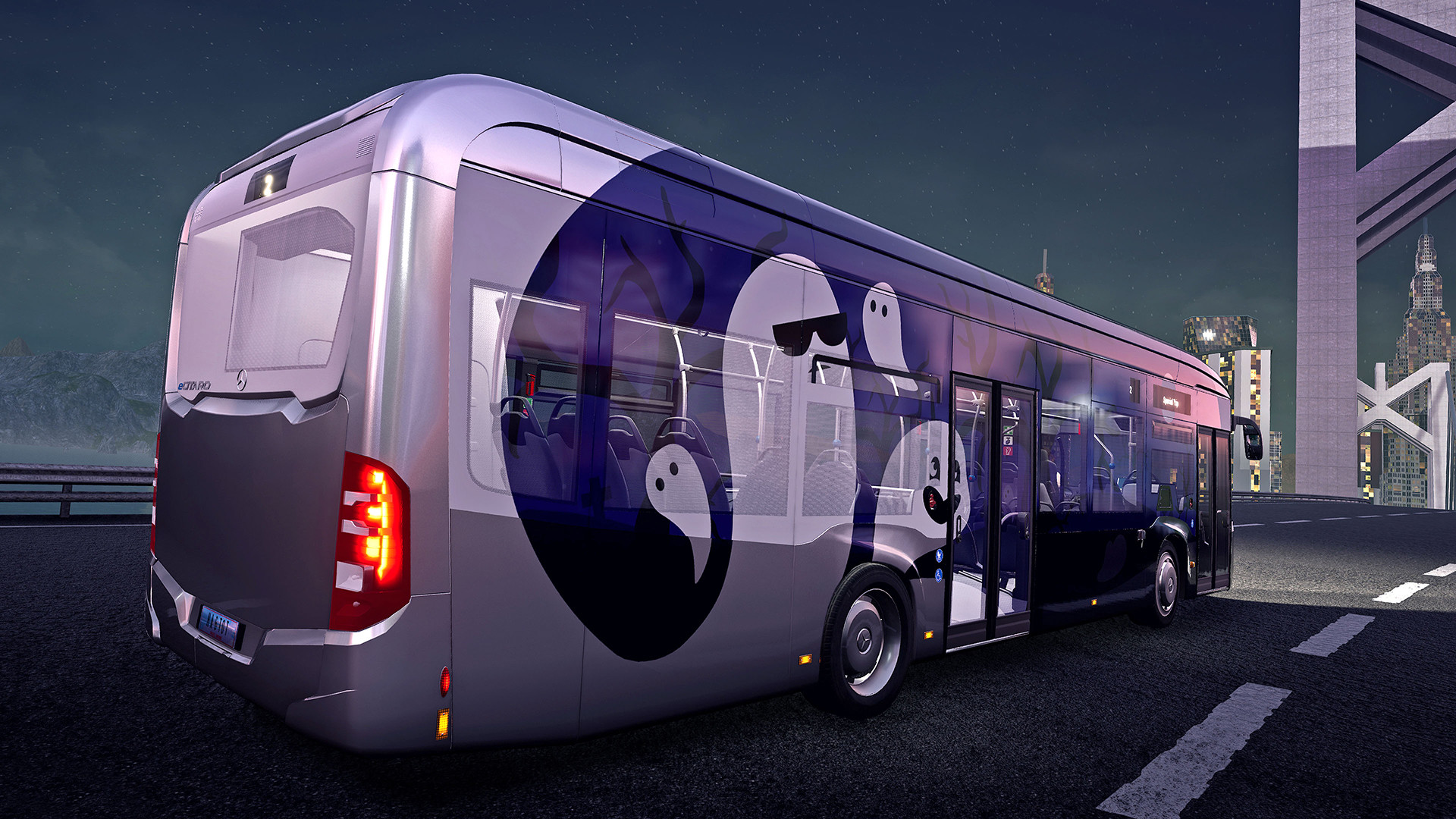 Ônibus elétrico Mercedes-Benz e-Citaro está no jogo Bus Simulator