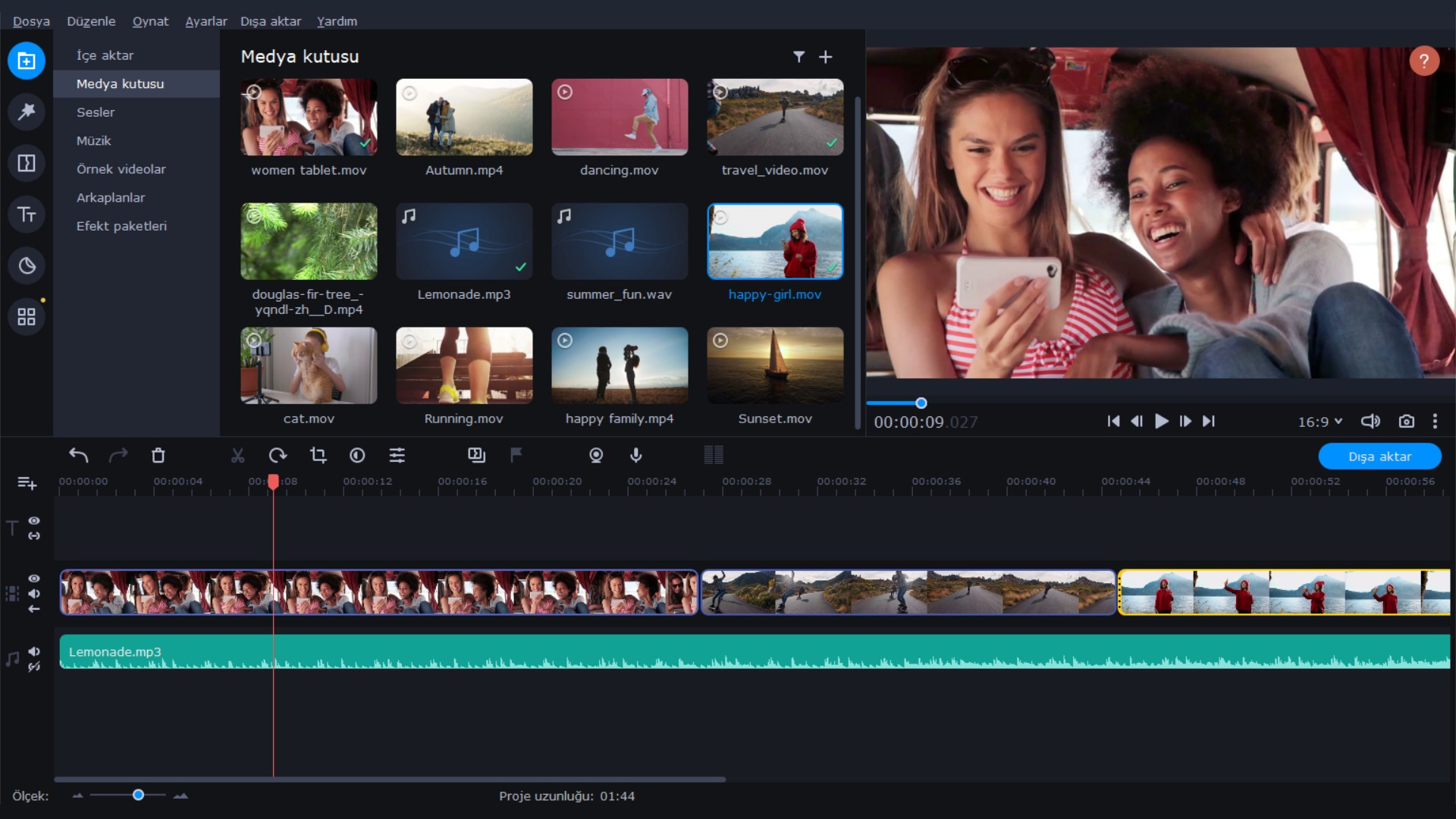 video editing software free