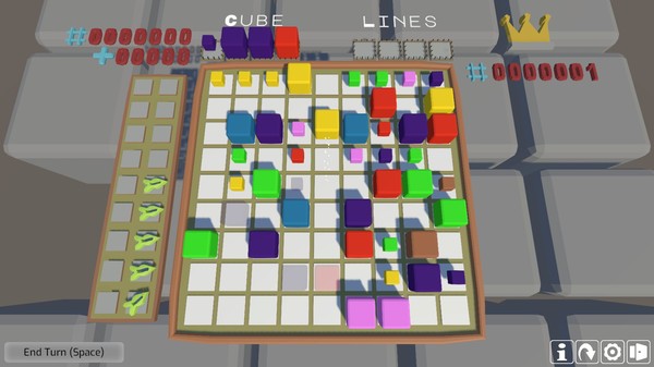 Скриншот из CubeLines