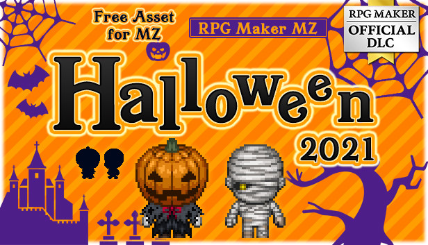 RPG Maker MZ - Halloween 2021 - Free Asset for MZ no Steam