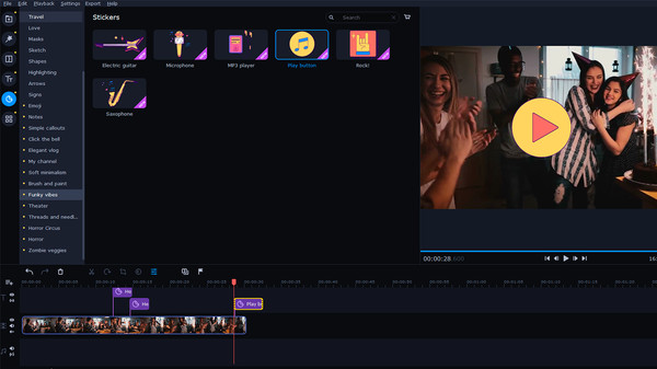 скриншот Movavi Video Suite 2022 - Creative Set 1