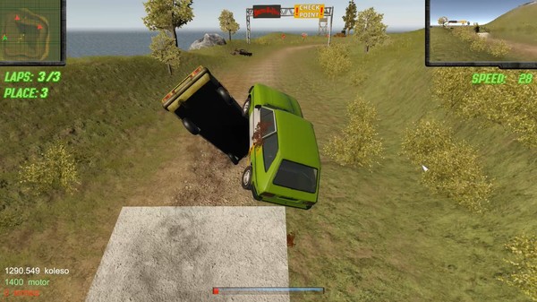 Скриншот из Demolition race