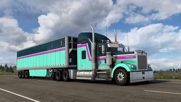 скриншот American Truck Simulator - Retrowave Paint Jobs Pack 2