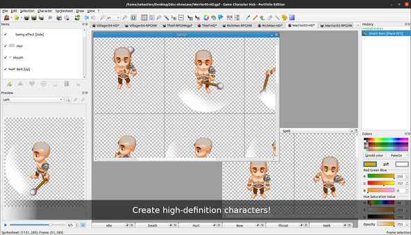 скриншот Game Character Hub PE: 2D Customizable Character - Male 1