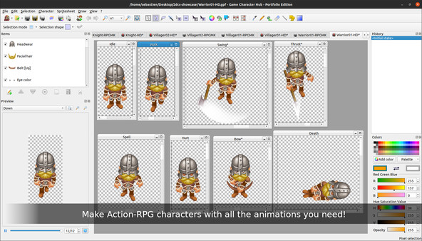 скриншот Game Character Hub PE: 2D Customizable Character - Male 4