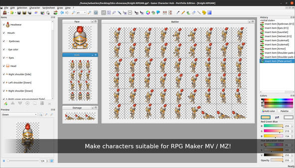 скриншот Game Character Hub PE: 2D Customizable Character - Male 0