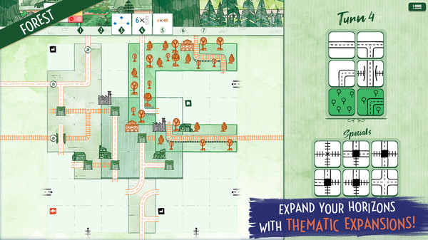 Railroad Ink Challenge – Forest