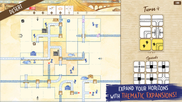 Railroad Ink Challenge – Desert