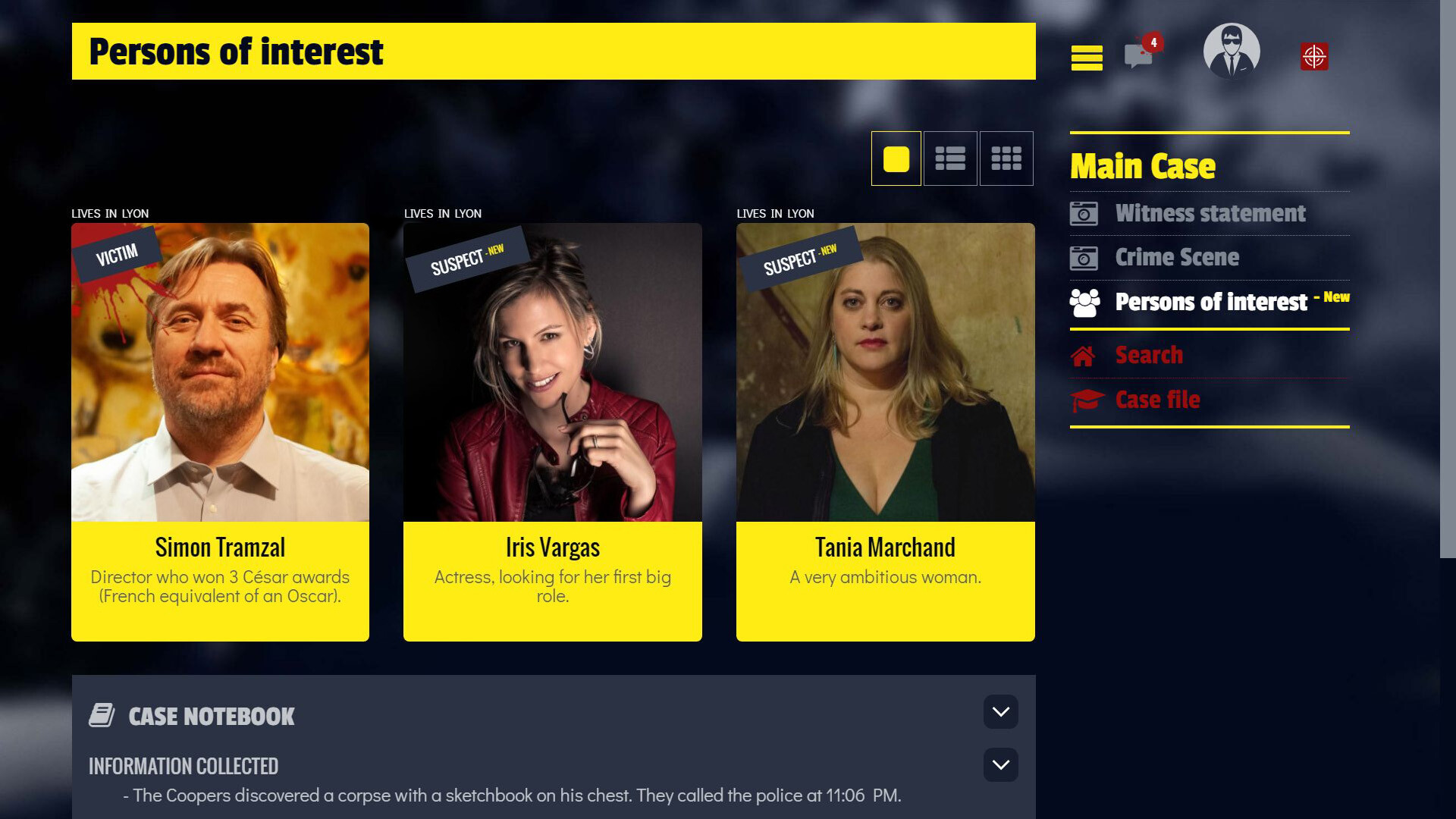 French Crime: Detective game #4