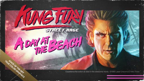 скриншот Kung Fury: Street Rage - A Day at the Beach 0
