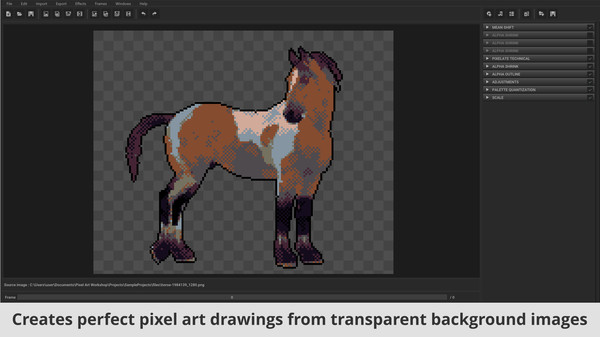 Скриншот из PixageFX Pixel Art