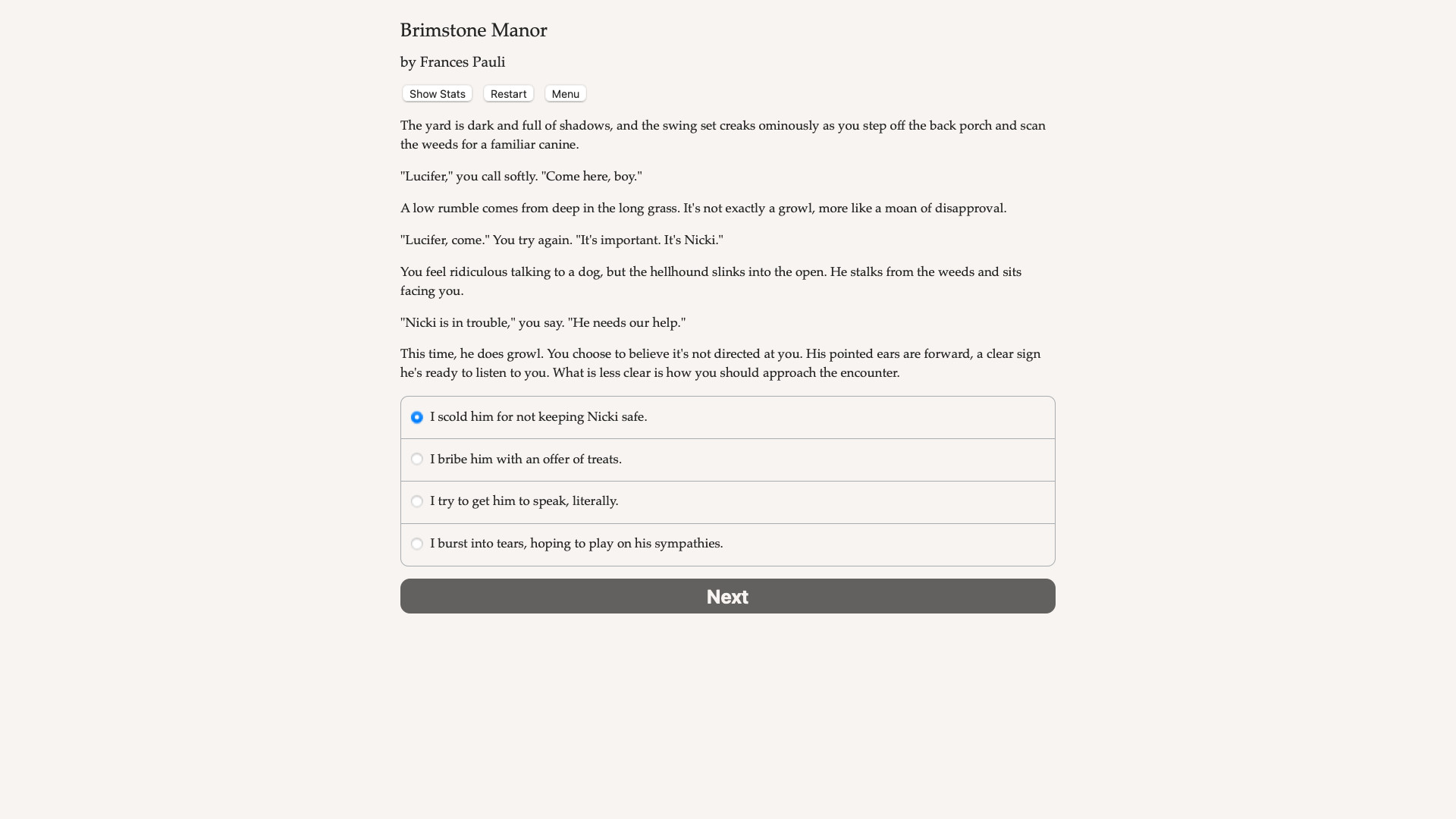 Brimstone Manor Demo #5