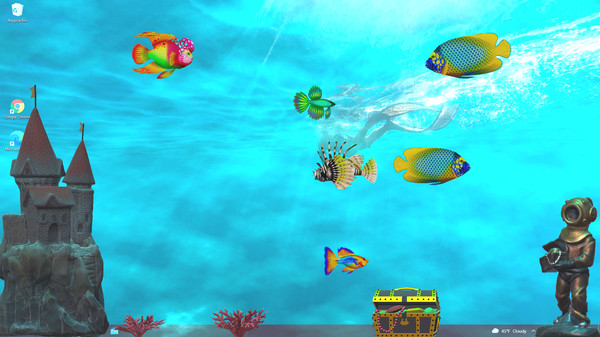 скриншот Virtual Aquarium - Overlay Desktop Game 5