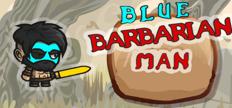 Blue Barbarian Man Cover Image