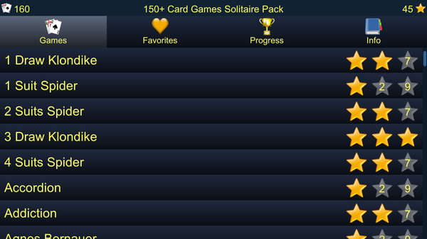 скриншот 150+ Card Games Solitaire Pack 0