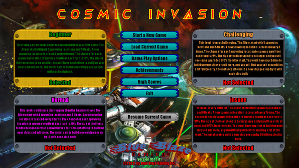 скриншот Cosmic Invasion 0