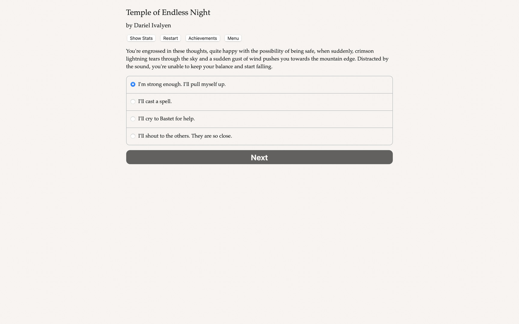 Temple of Endless Night Demo #5