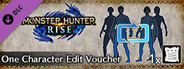 MONSTER HUNTER RISE - One Character Edit Voucher