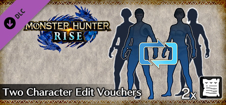 MONSTER HUNTER RISE - Two Character Edit Vouchers banner image