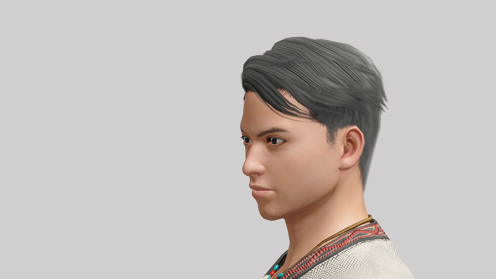 MONSTER HUNTER RISE - "Noble Short" hairstyle Featured Screenshot #1