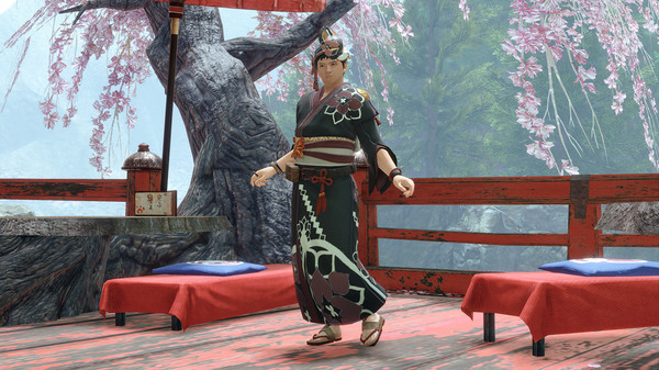 Скриншот из MONSTER HUNTER RISE - "Floral Sleeves" Hunter layered armor piece