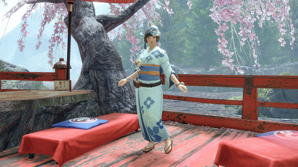 Скриншот из MONSTER HUNTER RISE - "Floral Zori" Hunter layered armor piece Скриншот из MONSTER HUNTER RISE - "Floral Zori" Hunter layered armor piece