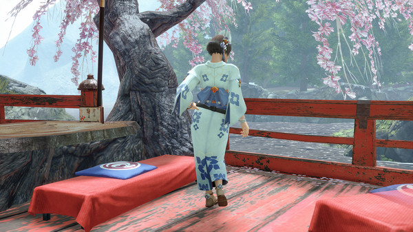 Скриншот из MONSTER HUNTER RISE - "Floral Zori" Hunter layered armor piece Скриншот из MONSTER HUNTER RISE - "Floral Zori" Hunter layered armor piece
