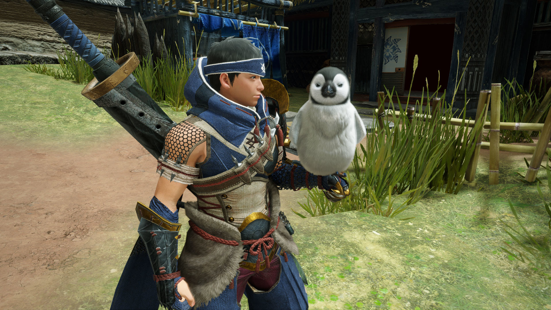 MONSTER HUNTER RISE - "Puffy Penguin" Cohoot outfit Featured Screenshot #1