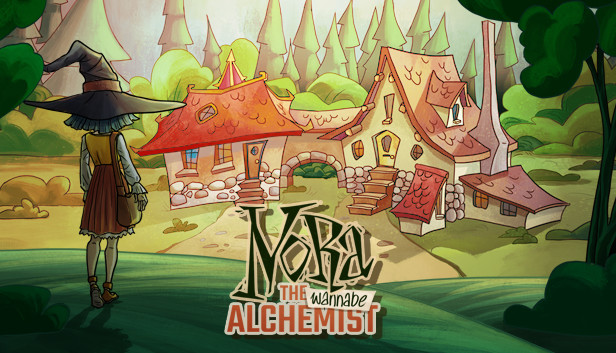 Imagen de la cápsula de "Nora: The Wannabe Alchemist" que utilizó RoboStreamer para las transmisiones en Steam