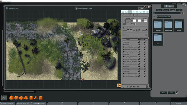 скриншот Fantasy Grounds - FG Abandoned Places Map Pack 0